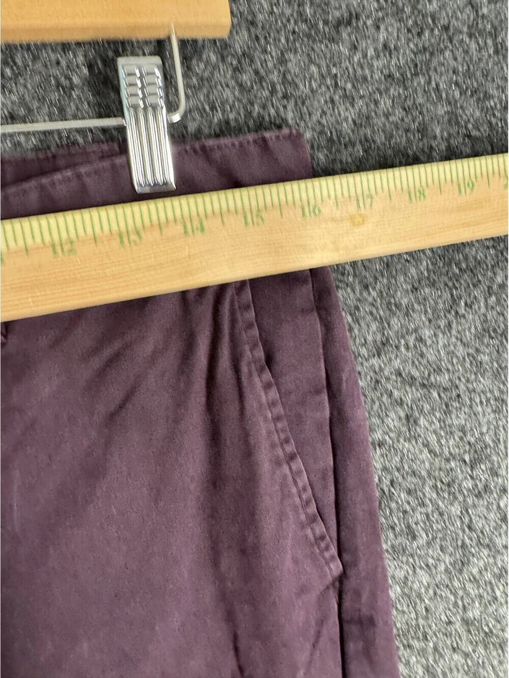 Banana Republic Jeans Men 32*34 Purple Denim Dark Wash Skinny Mid Rise Stretch
